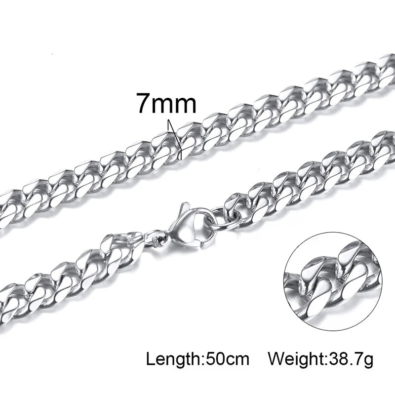 Ommani Chain Necklace Stainless Steel Luxury Necklaces for Men & Women